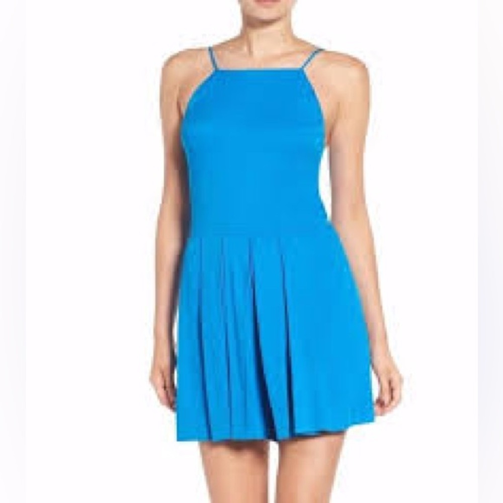 1. State Vibrant Blue Strappy Jumpsuit